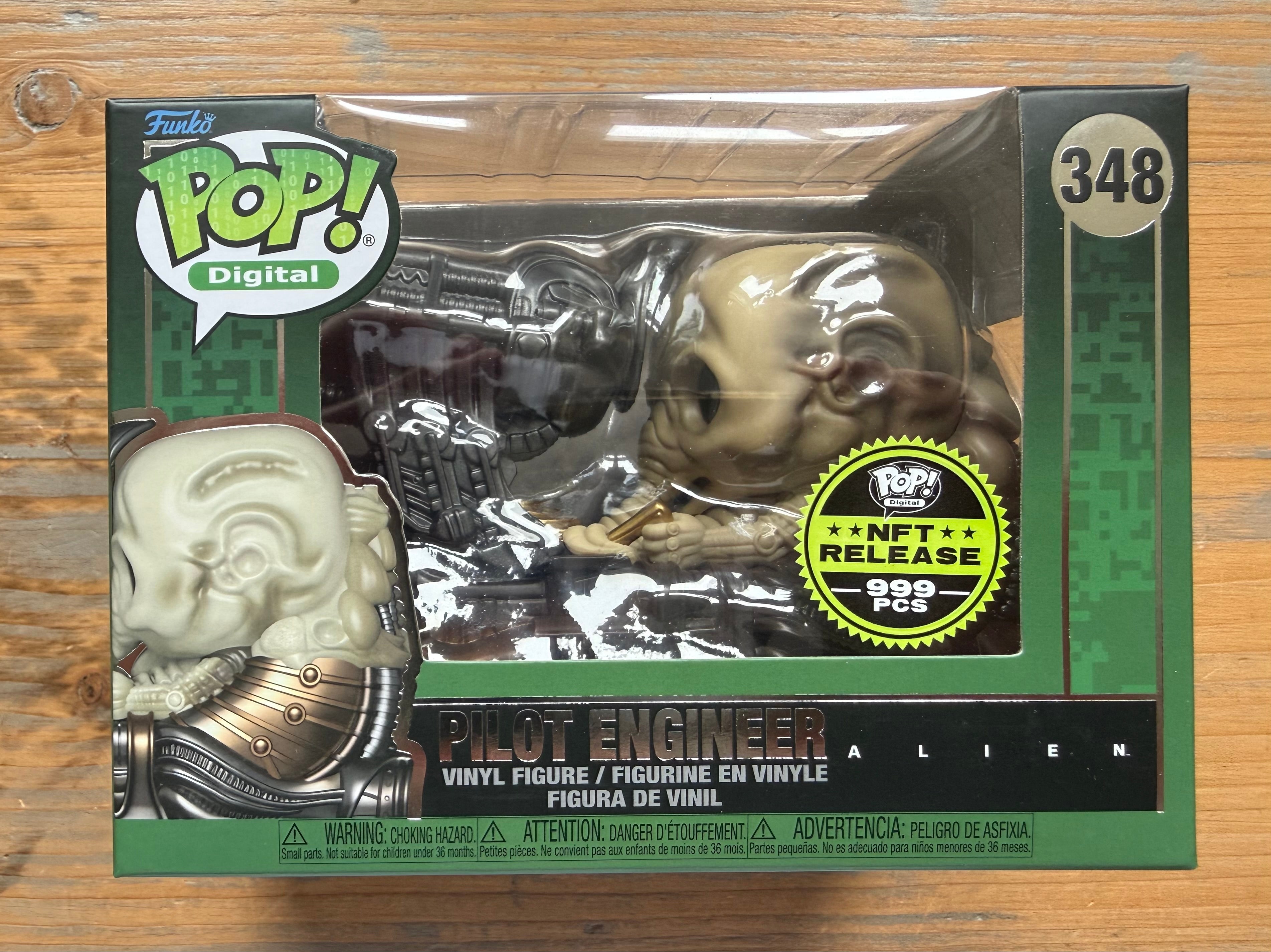 Funko Pop! Digital Pilot Engineer figure in retail box with window display