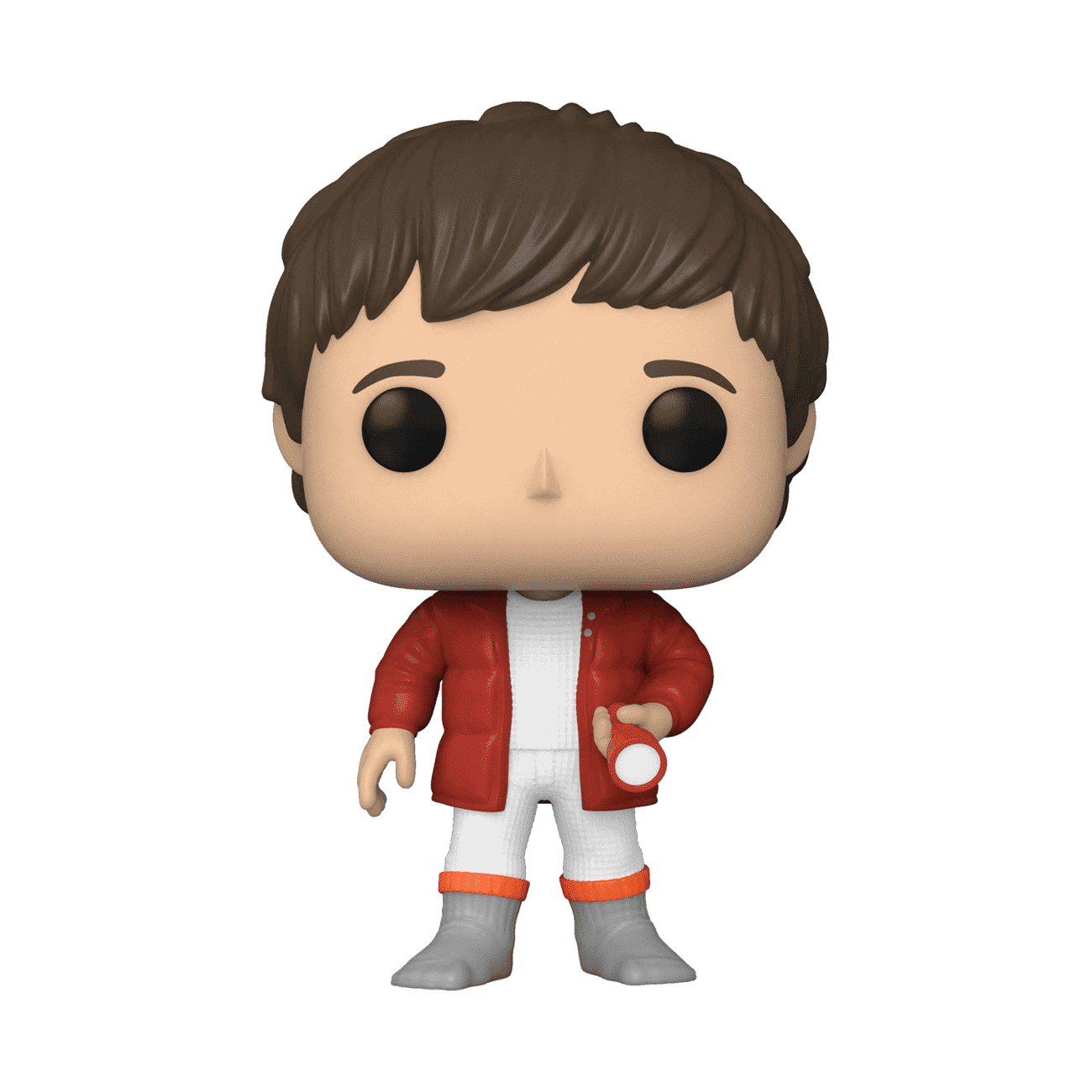 Elliott Funko Pop vinyl figure with brown hair, red jacket, holding a small walkie