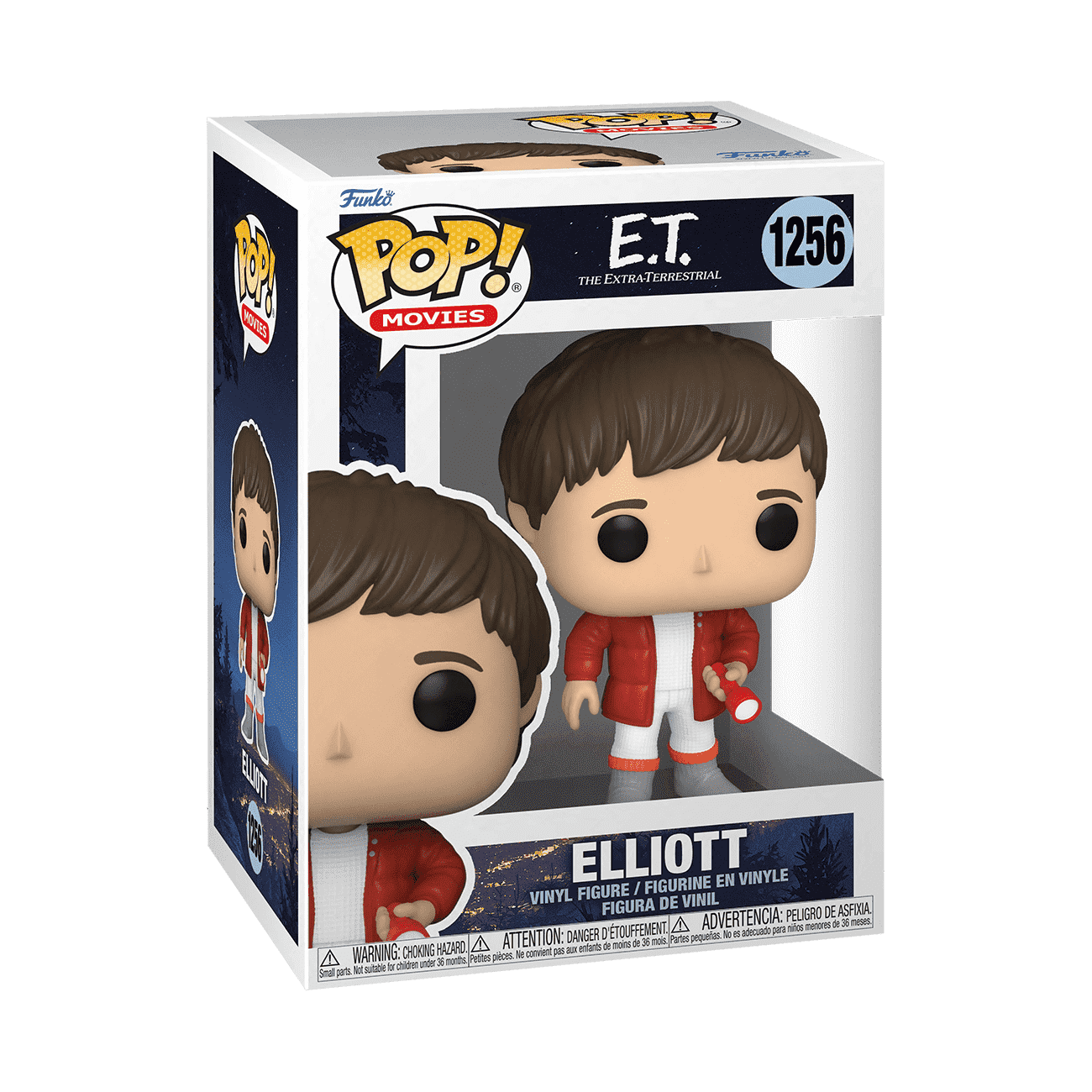 Elliott Funko Pop vinyl figure in window box packaging, #1256