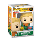 Aquaman Funko Pop! vinyl figure in retail box, #439, blonde hair, green outfit