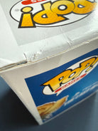 Funko Pop! Games figure box front corner with torn edge and "Pop!" logo