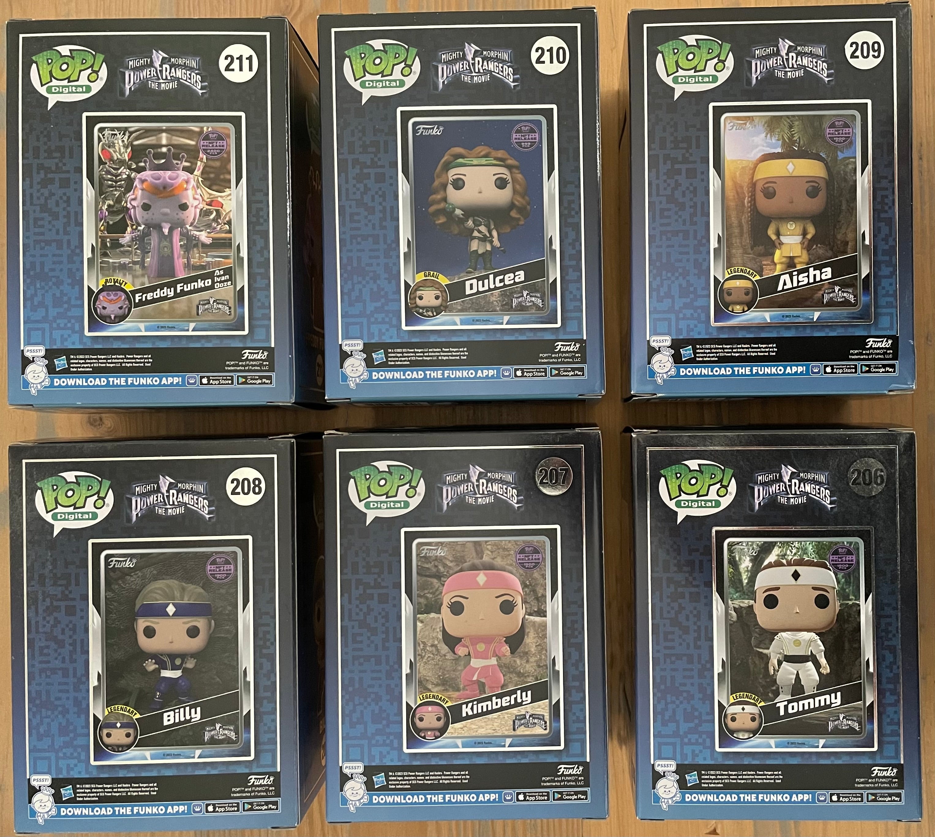 Funko Pop! Digital: Mighty Morphin Power Rangers The Movie