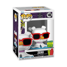 Funko Pop figure of Zero with red sunglasses, in a retail box
