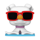 Funko Pop Zero figure wearing red square sunglasses