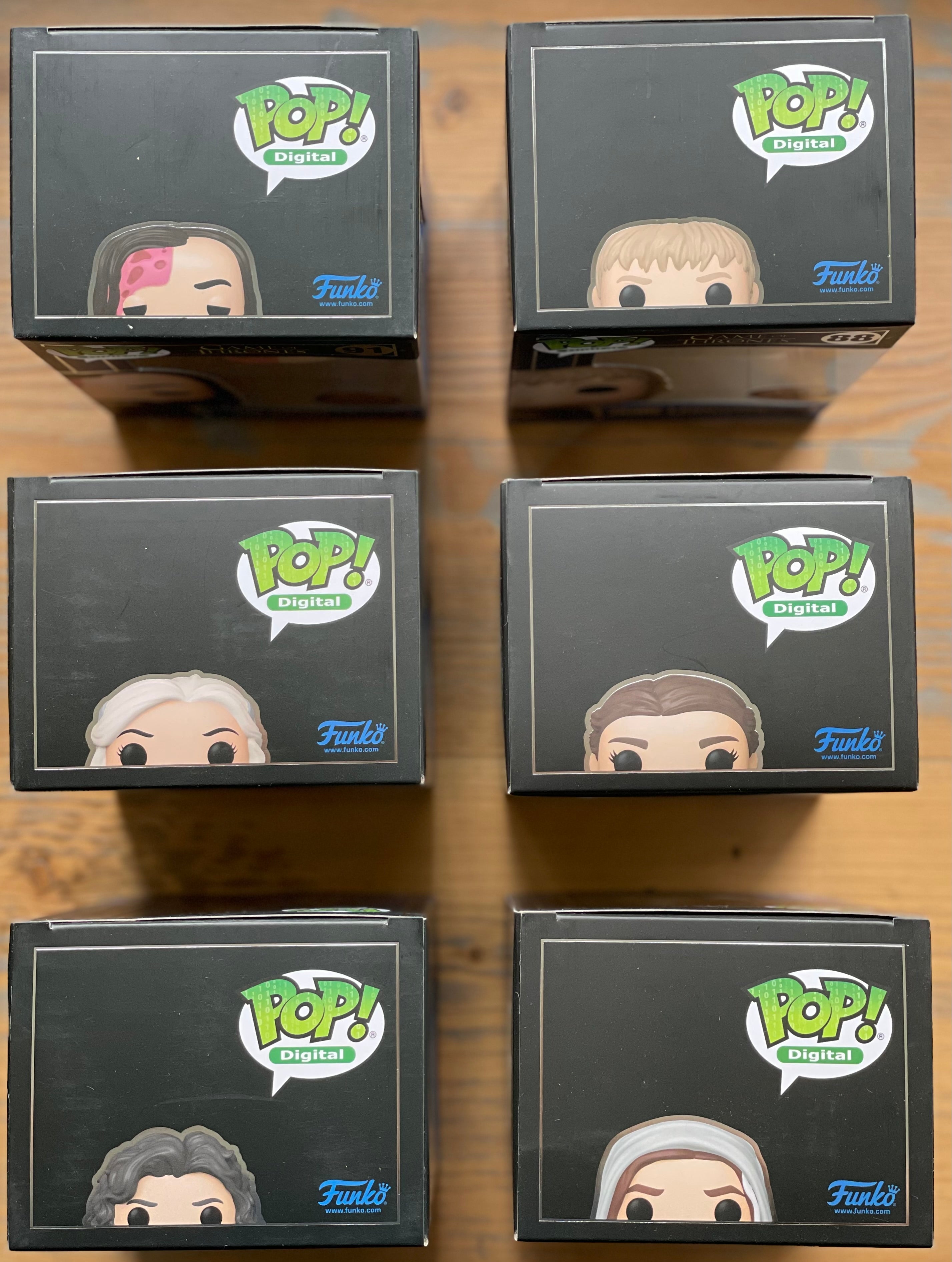 Funko Pop! Digital: Game of Thrones - Complete Set of 6: Daenerys