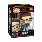Funko Pop! vinyl figure packaging for 'Stranger Things' with character Derek inside