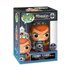 Freddy Funko as King Lion-O vinyl figure in Funko Pop! box, orange hair, #444.