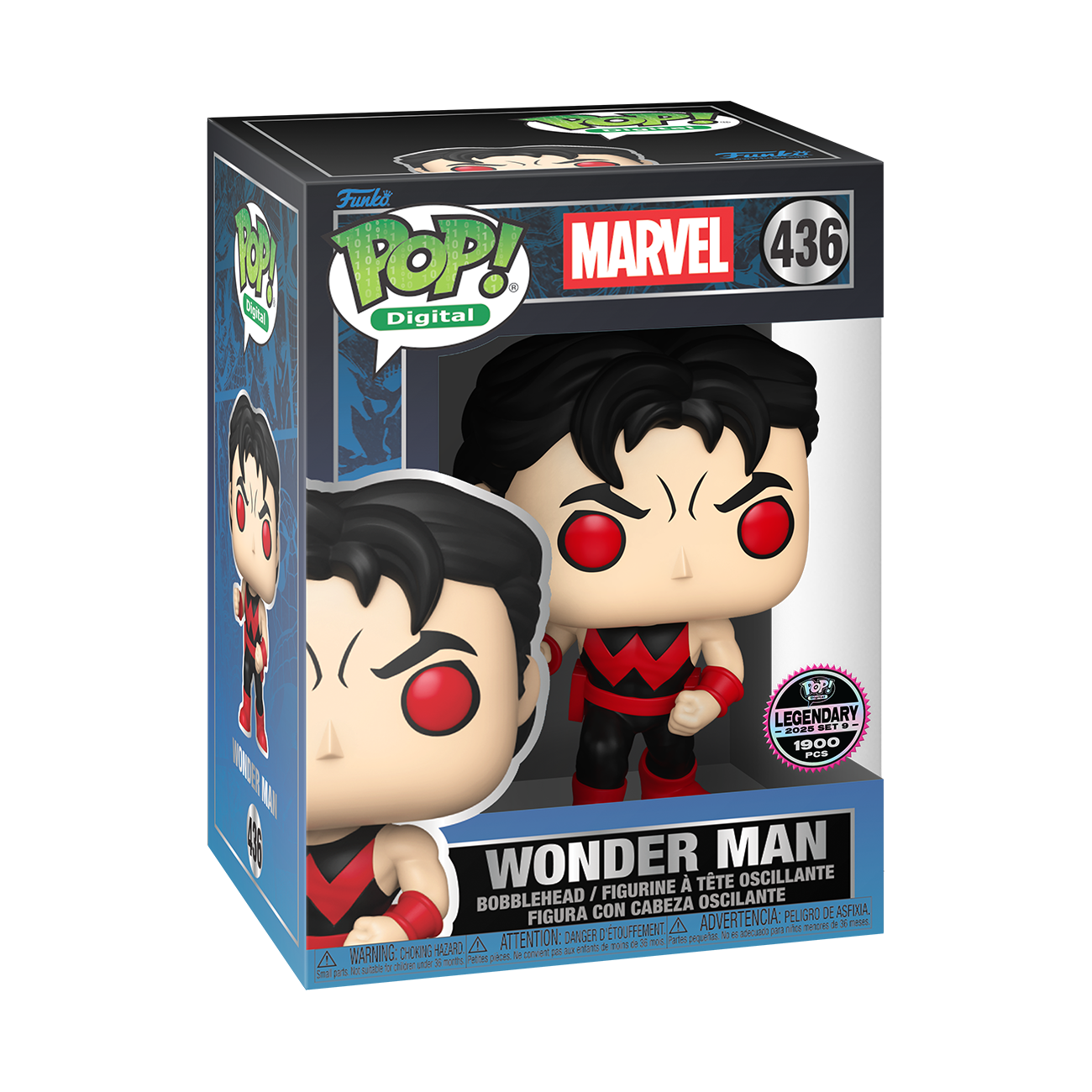Funko Pop! Digital Marvel figure: Wonder Man in box