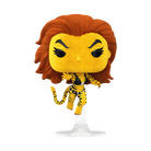 Funko Pop! Digital Tigra figure, orange feline with yellow face and white base
