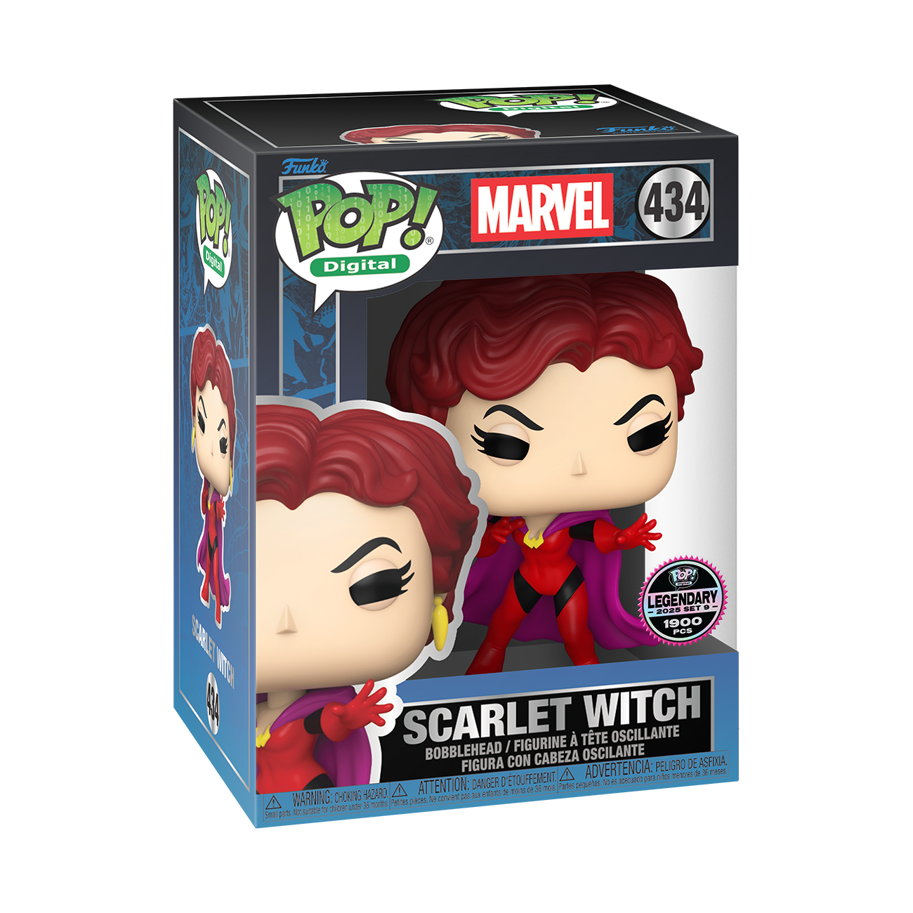 Funko Pop! Digital Marvel figure: Scarlet Witch in box
