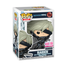 Vinyl action figure of Raiden in black armor and pale green hair, in retail box