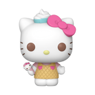 Hello Kitty Funko Pop vinyl figure with pink bow and ice-cream on head.