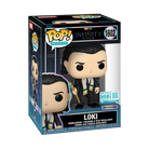Boxed vinyl collectible figure of Loki holding a gold sceptre, Limited Edition 1602