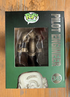 Funko Pop! Digital Pilot Engineer figure box front window with “348” badge