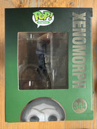 Funko Pop! Digital Xenomorph figure in box window, gray alien head at top
