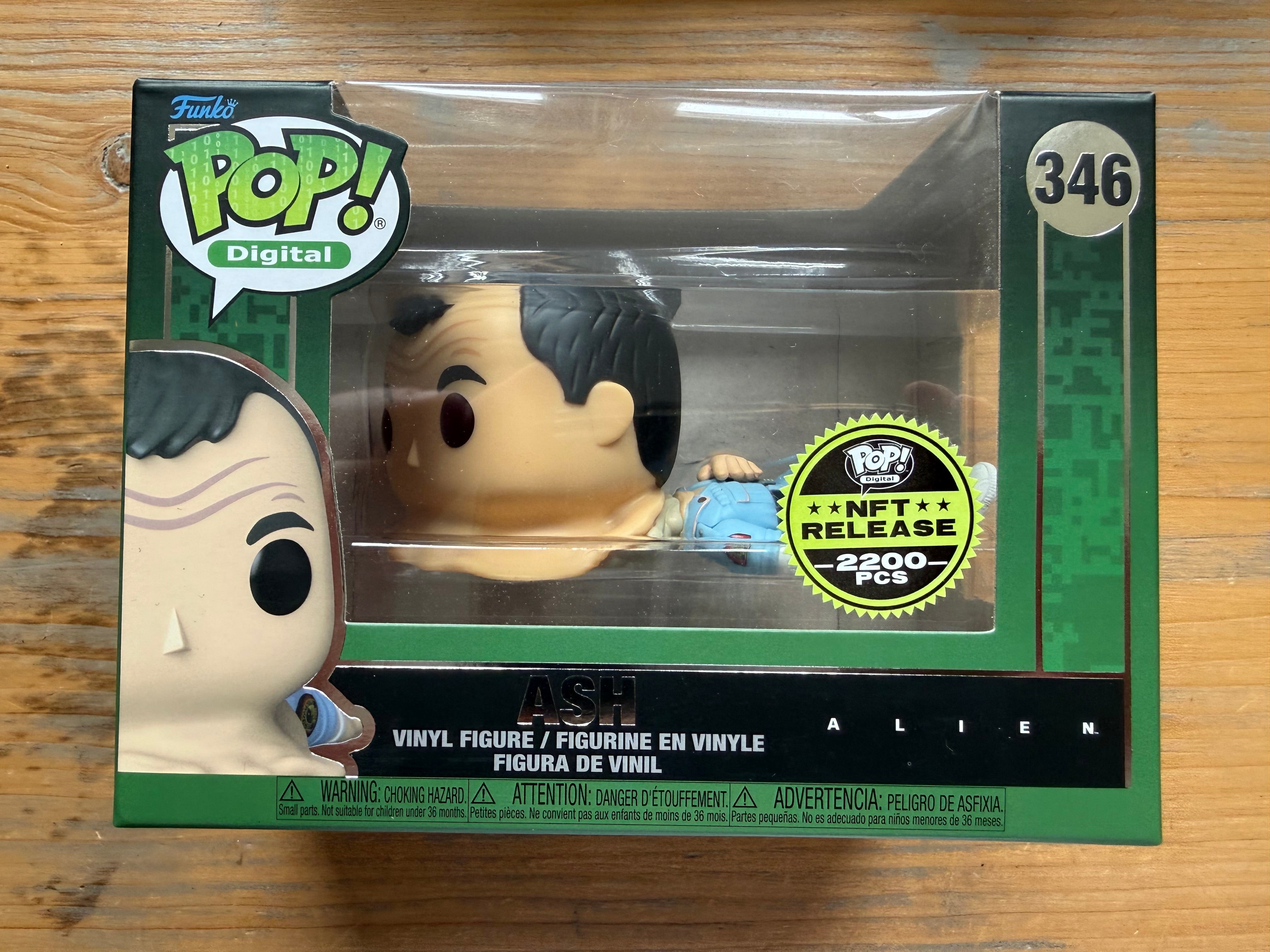 Funko Pop! Digital Ash vinyl figure in box, #346, Alien branding