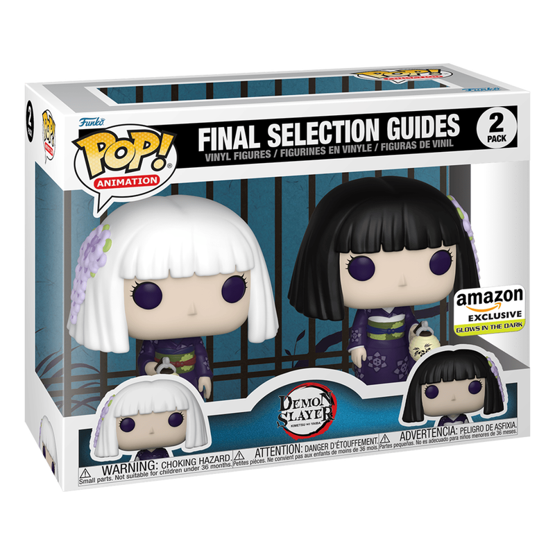 Funko Pop! Animation: Demon Slayer - Final Selection Guides (Kiriya & Kanata 2-Pack Glow in the Dark Special Edition) boxed