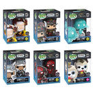 Set of six Funko Pop! Avatar: The Last Airbender action figures in packaging on a white background
