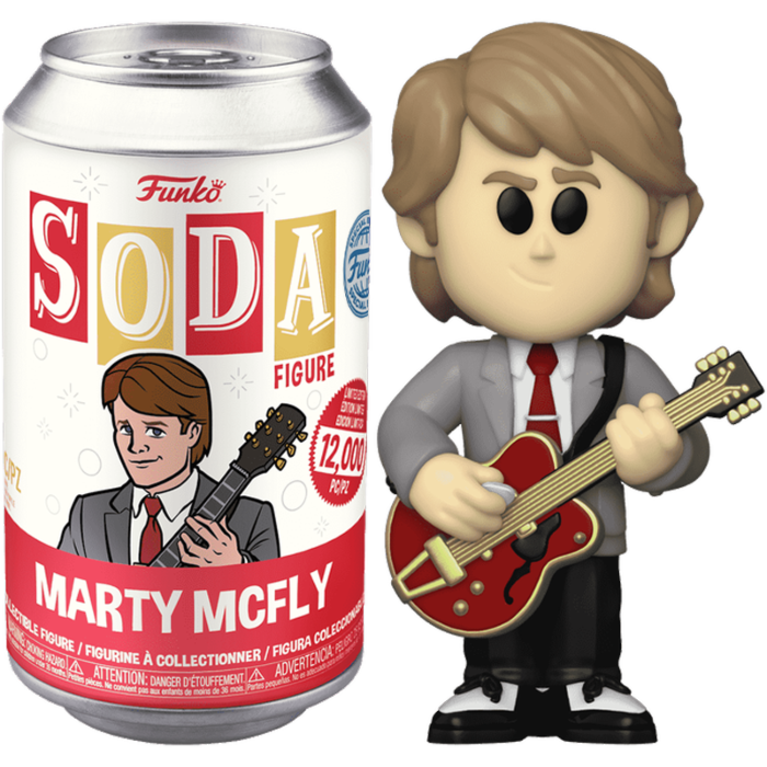 Marty McFly with Guitar Soda