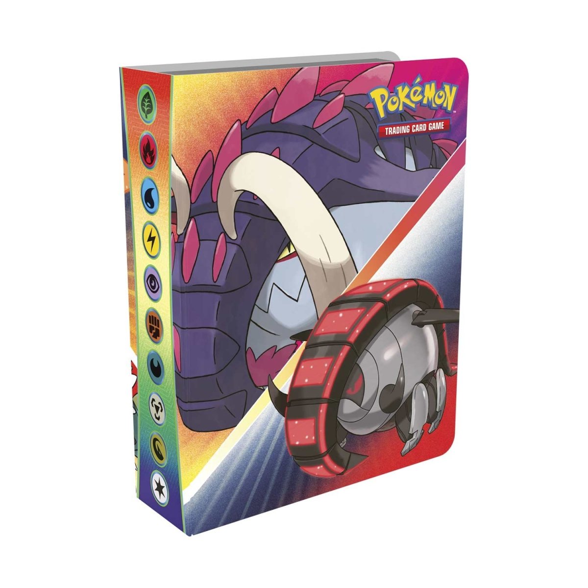 Pokémon TCG mini portfolio binder with illustrated monster cover