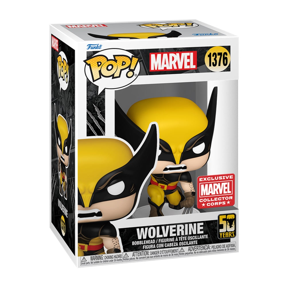 FUNKO pop 激レア ウルヴァリン ブラウン コミックユニフォーム限定版 Amazon.com: Funko Pop! Marvel: X-Men – Unmasked Wolverine Brown