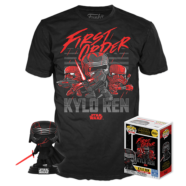 Funko Pop! & Tee - Star Wars - Kylo Ren