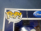 Funko Pop box with POP! logo and Disney badge, clear front with damage