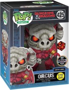 Funko Pop! Dungeons & Dragons Orcus figure packaging with digital code