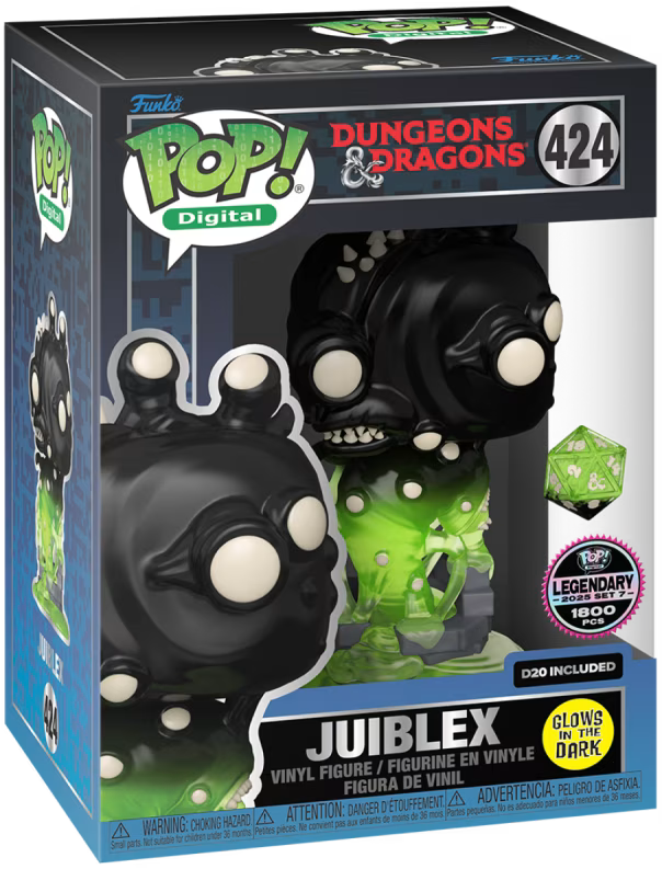 Funko Pop! Dungeons & Dragons Jubilex vinyl figure packaging