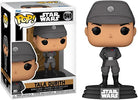 Vinyl collectible figure of Tala Durith in gray uniform and cap, standing on base