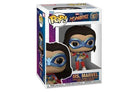 Ms. Marvel vinyl figure in retail box with blue goggles and red outfit