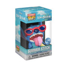 Pocket POP! Summer Stitch vinyl figure box with Stitch artwork and branding