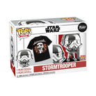 Stormtrooper Pop! Tees retail box showing black shirt and vinyl figure