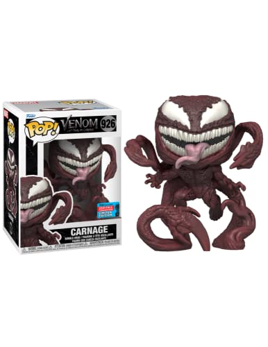 Funko Pop vinyl toy and boxed packaging of dark maroon creature with white teeth