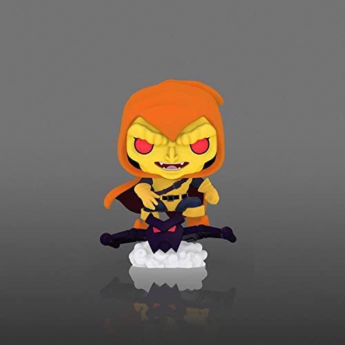 Glow-in-the-dark vinyl figure of orange-masked Hobgoblin with purple blasters.