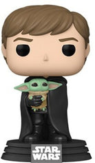 Funko Pop Star Wars Mandalorian Luke Skywalker with Grogu #482