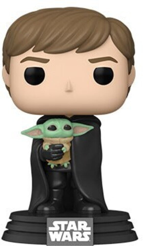 Funko Pop Star Wars Mandalorian Luke Skywalker with Grogu #482