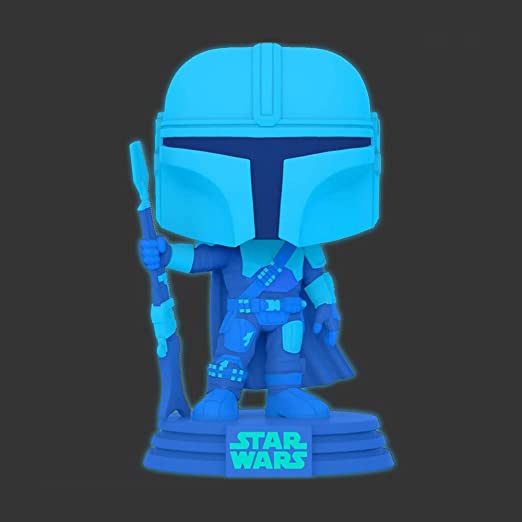 Funko Pop Star Wars Mandalorian Hologram Glow in the Dark Special Edition #345